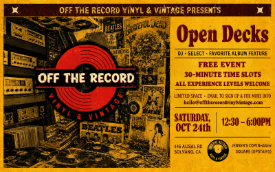 Open Decks (Oct 24th)